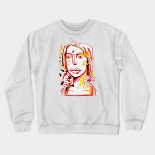 beautiful girl Crewneck Sweatshirt